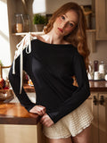Long Sleeve Short Pajamas Set For Women