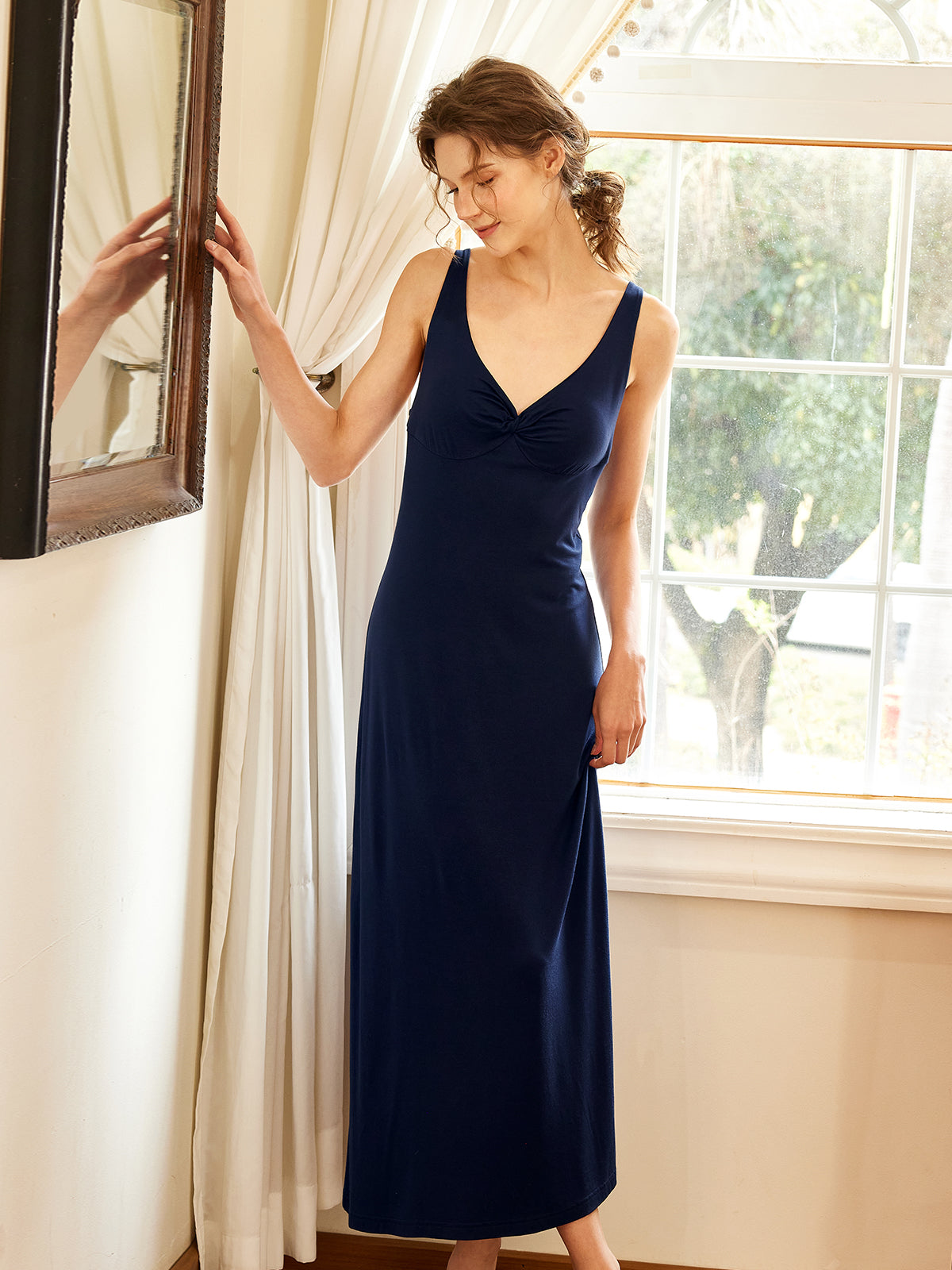 Sleeveless Nightgown For Women