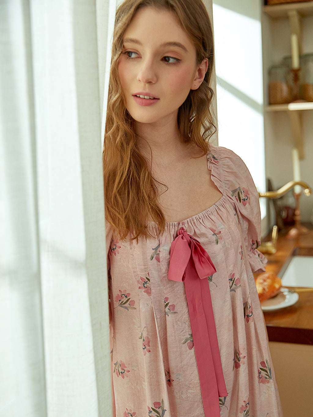 Long sleeve Nightgown for women