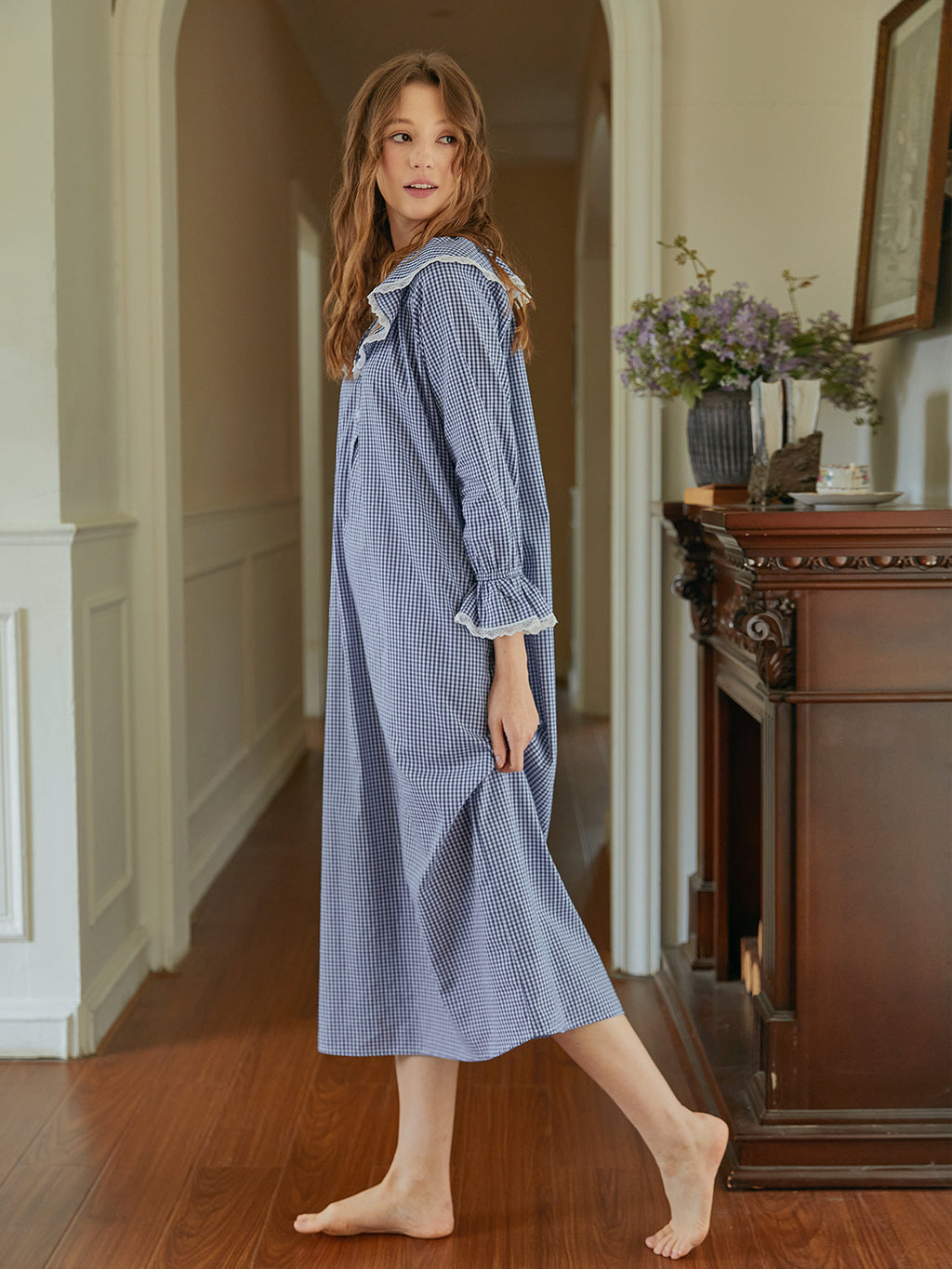 Long sleeve Nightgown for women