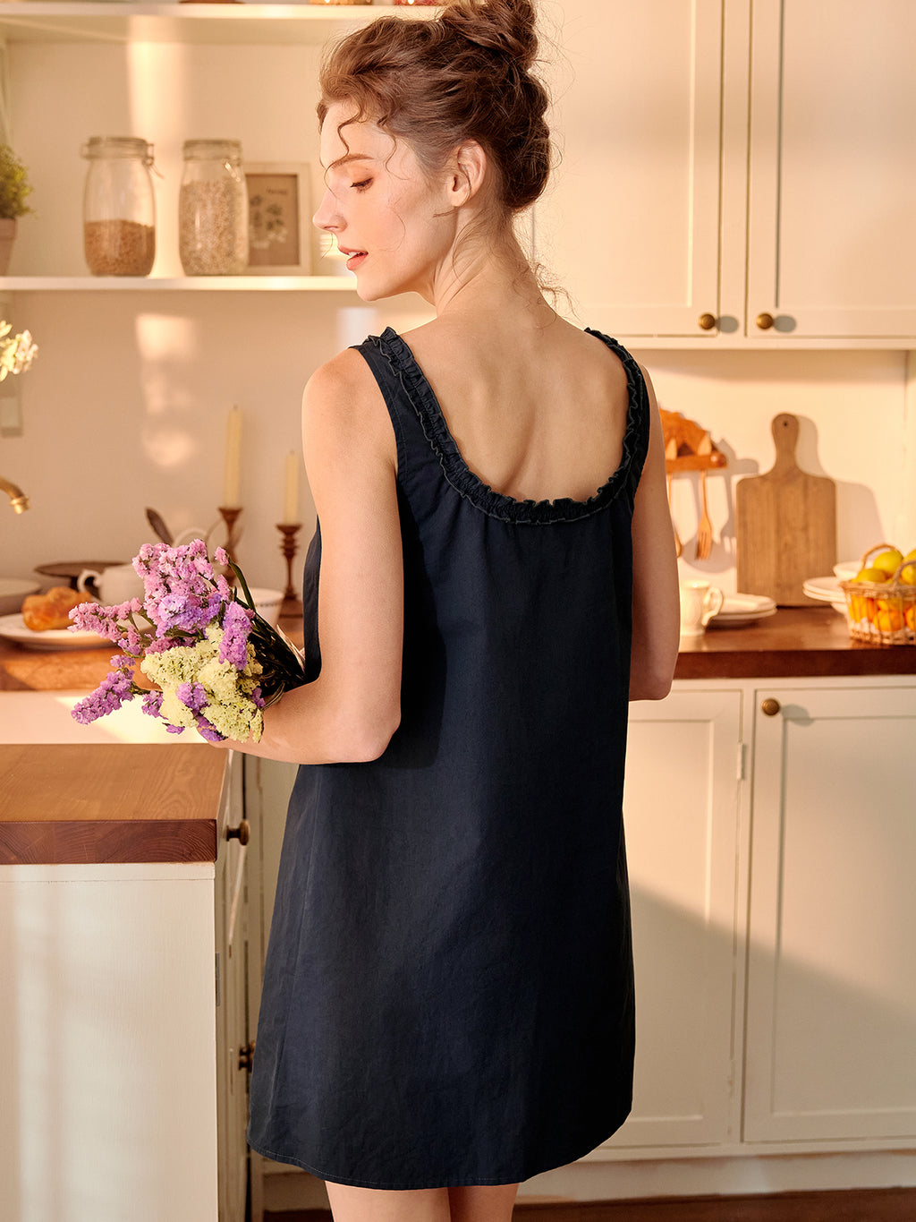 Sleeveless Nightgown For Women