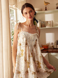 Romantic Floral Lace Babydoll Nightdress