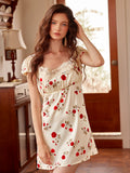 Romantic Rose Satin Nightdress