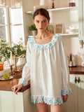 Embroidered Cotton Nightdress