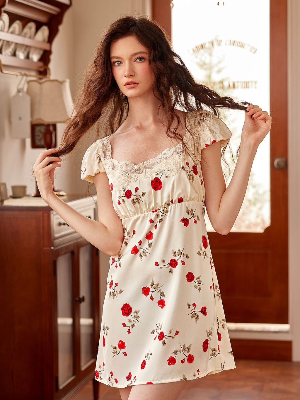 Short Sleeve Nightgown For Women
