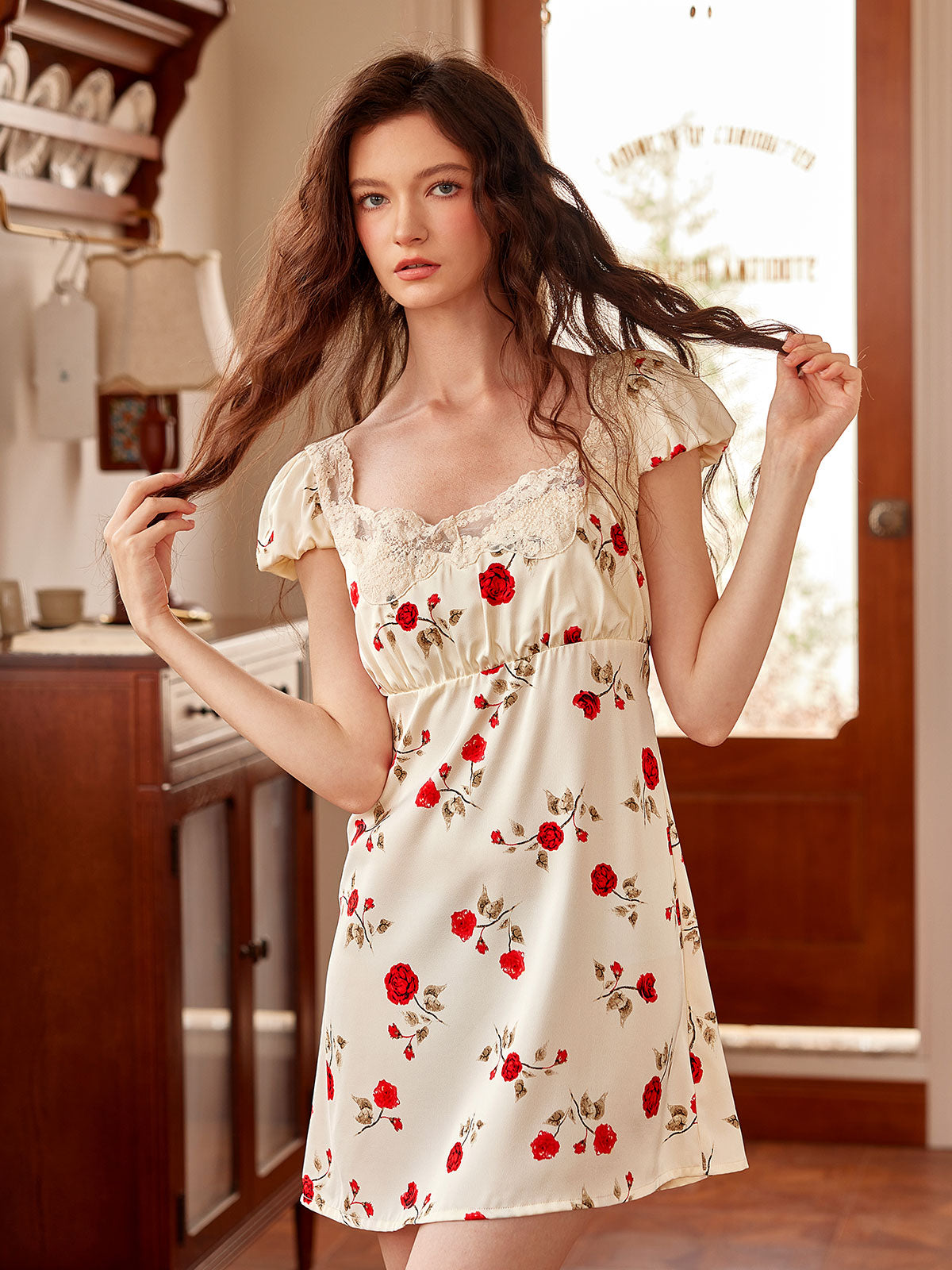 Short Sleeve Nightgown For Women