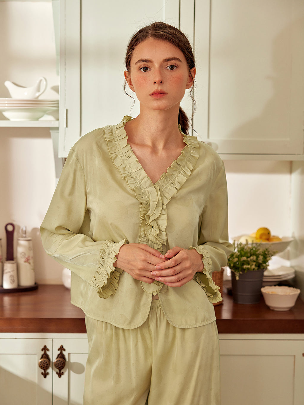 Long Sleeve Pant Pajama Set for women