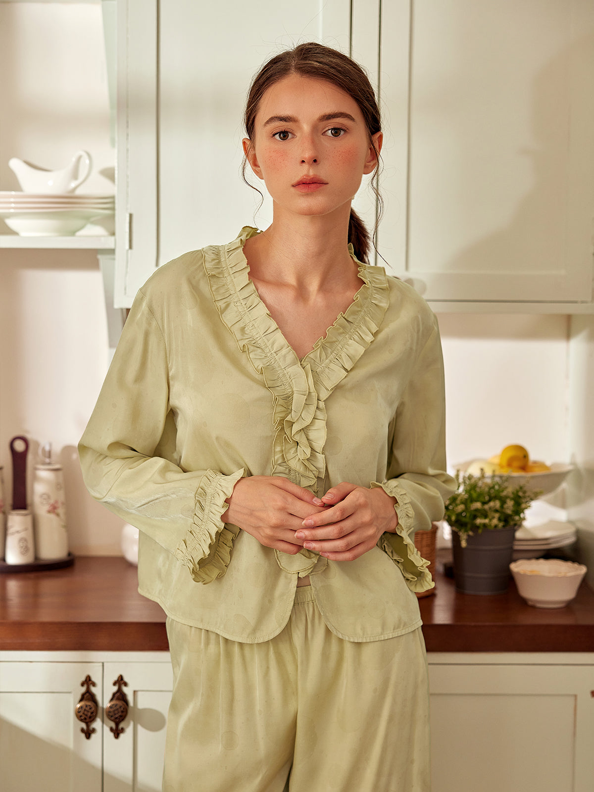 Long Sleeve Pant Pajama Set for women