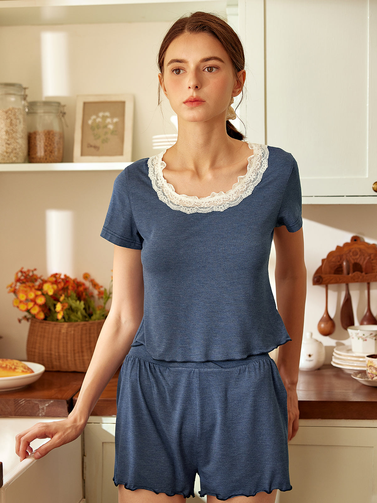 Short Sleeve Pajamas set for women