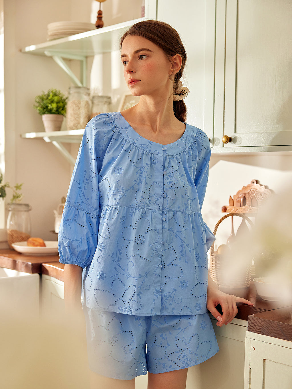 Cotton Pajamas Set For Women