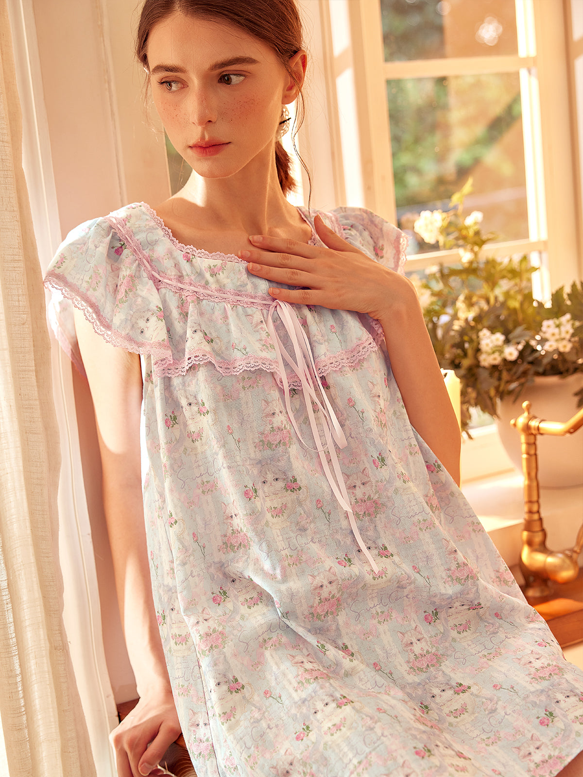 Cotton Nightgown For Women