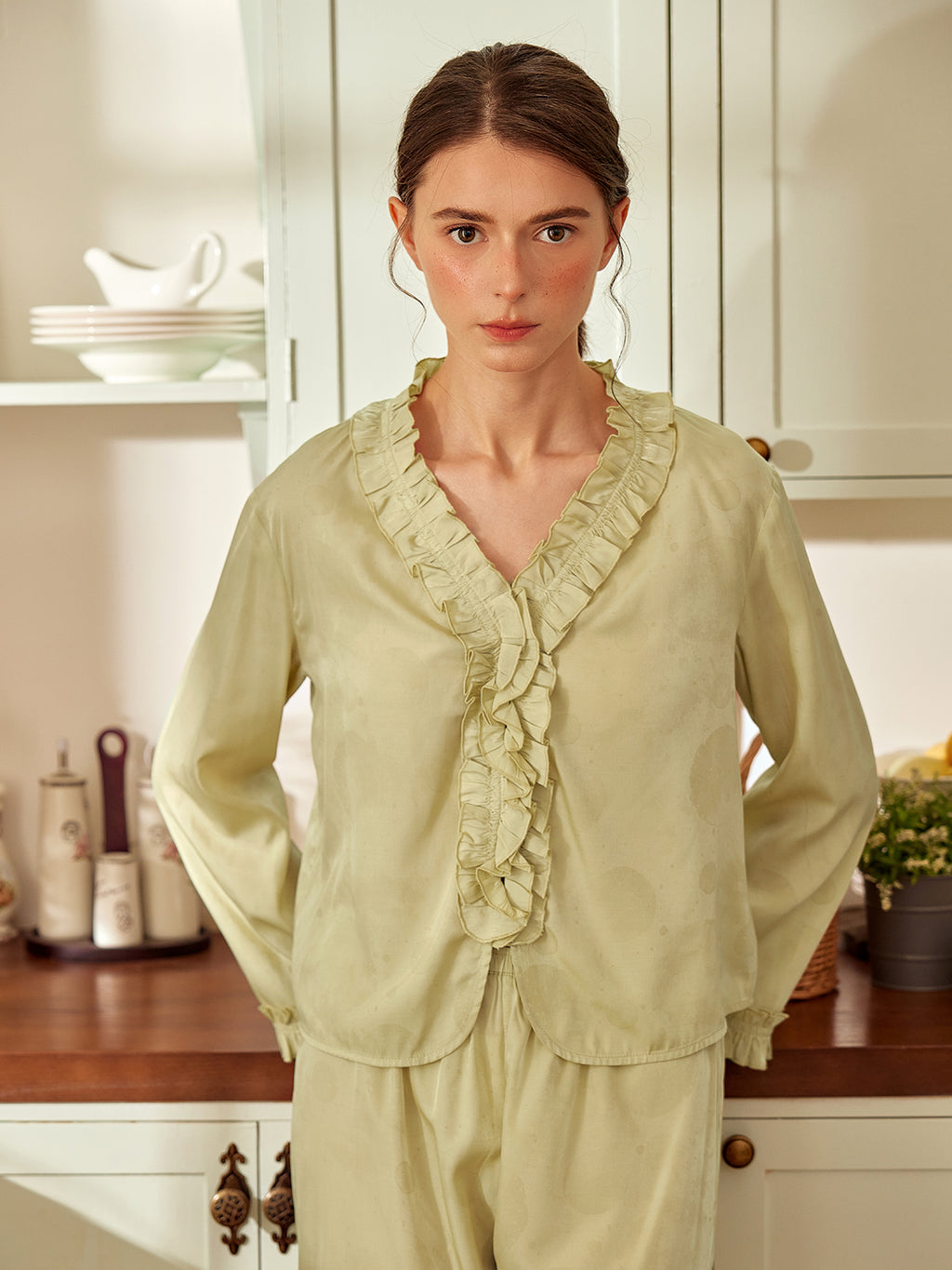 Long Sleeve Pant Pajama Set for women