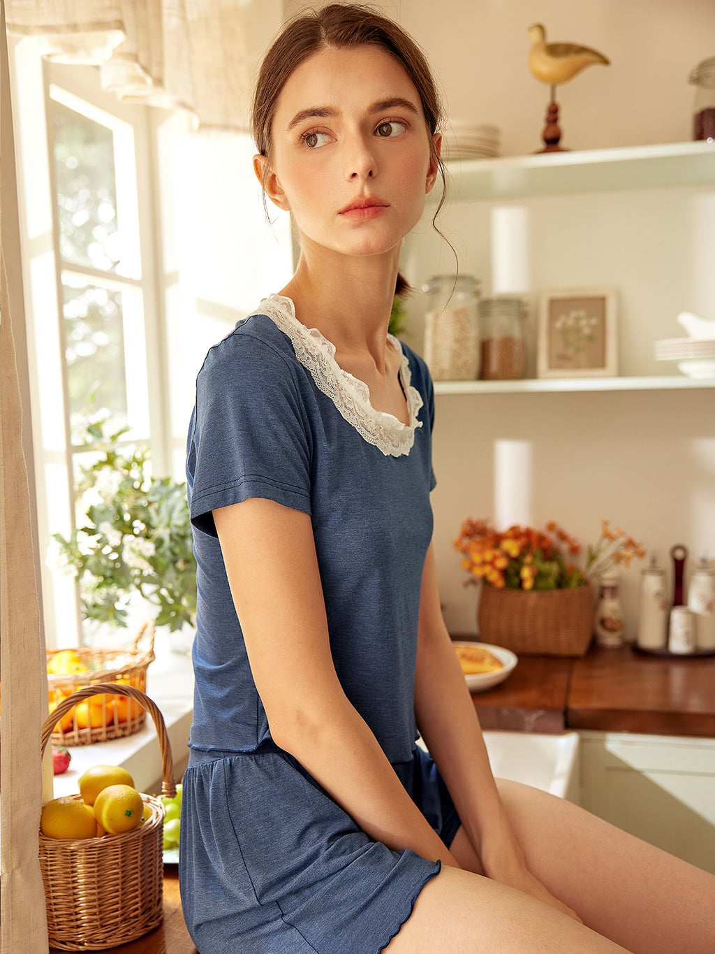 Short Sleeve Pajamas set for women