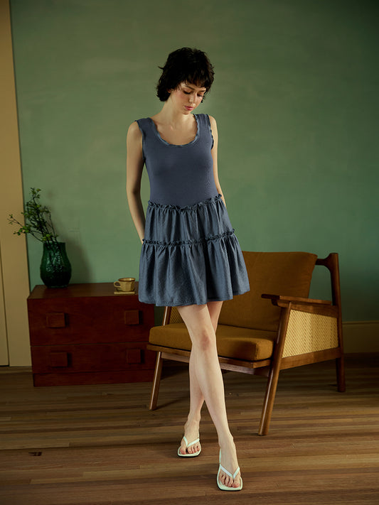 Sleeveless Nightgown For Women