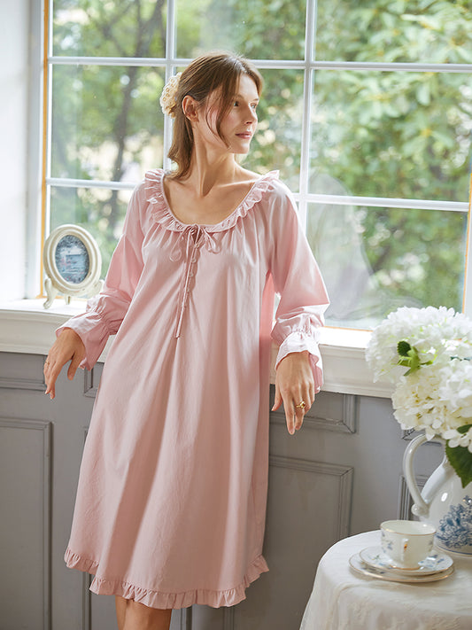 Long Sleeve Nightgown For Women