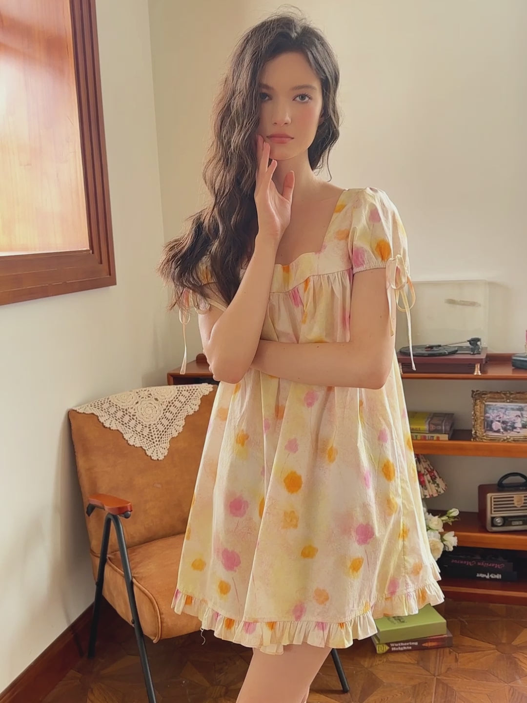 Cotton Short Sleeve Nightgown For Women