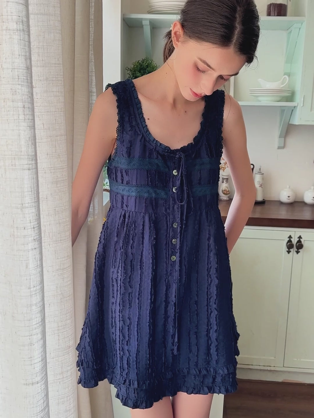 Sleeveless Nightgown For Women