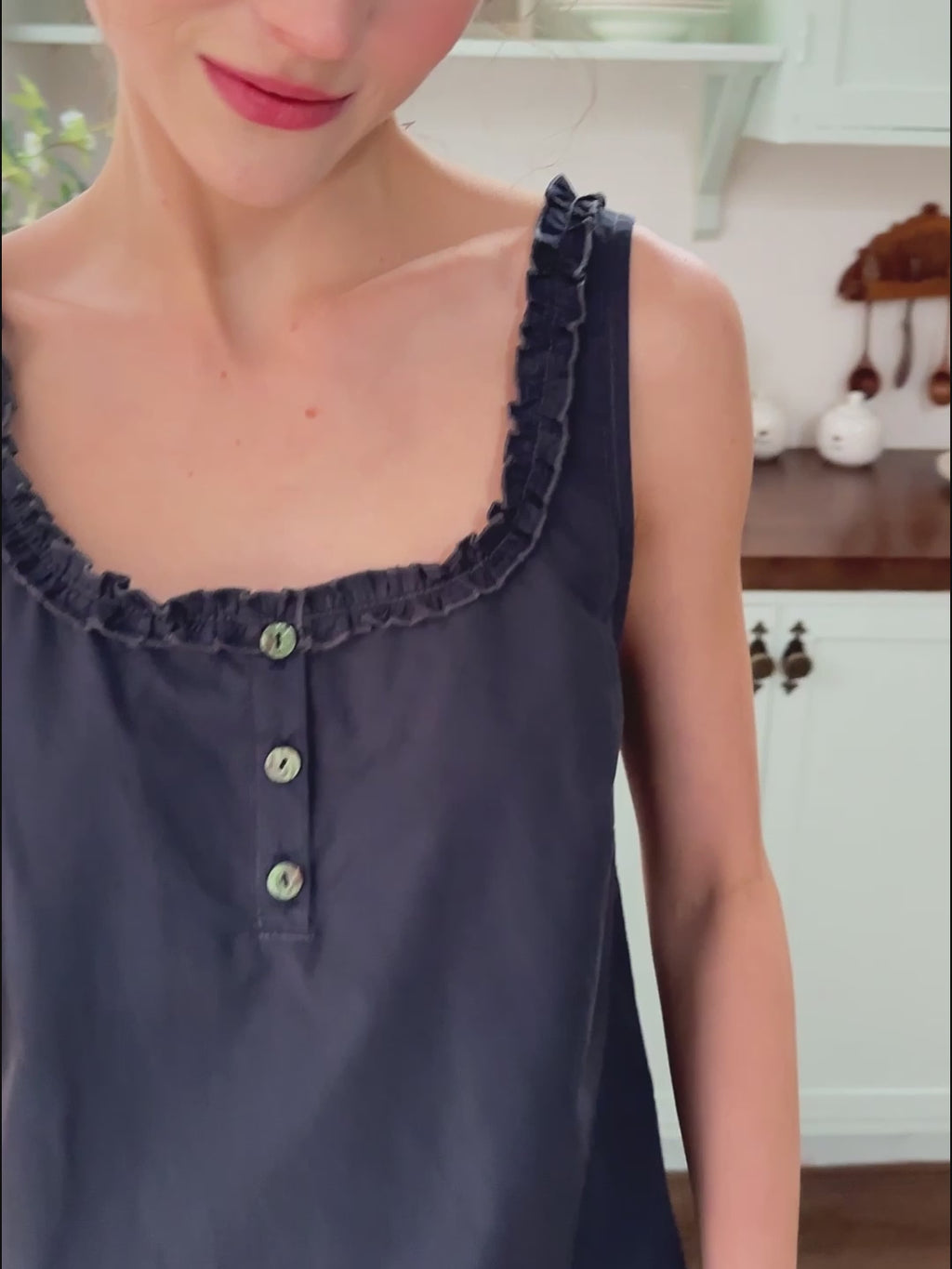 Sleeveless Nightgown For Women