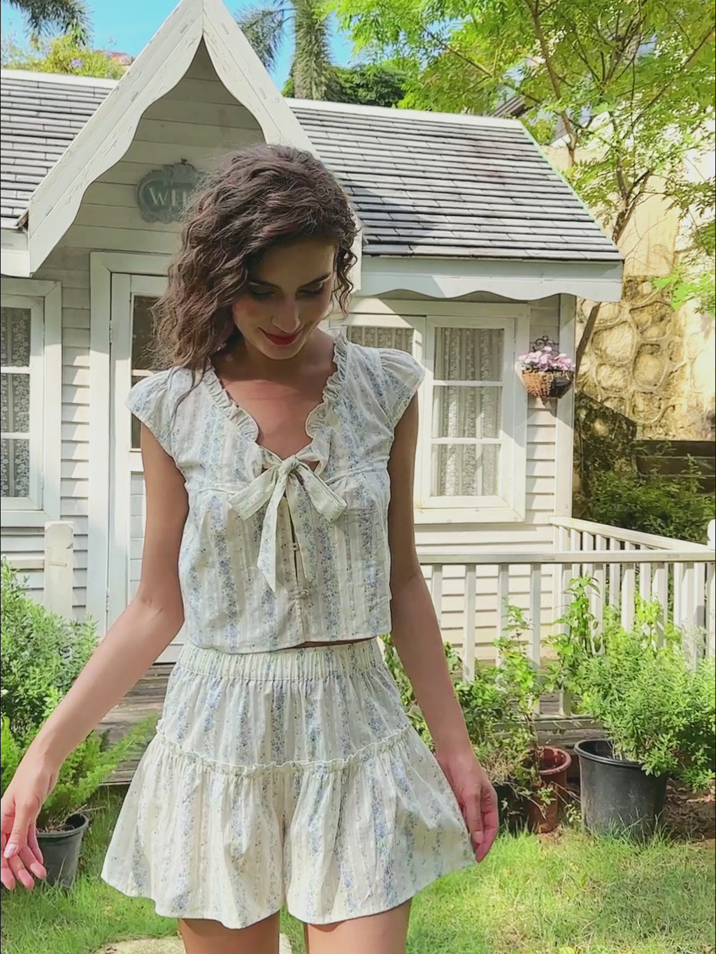 Sleeveless Top Short Pajama Set For Women