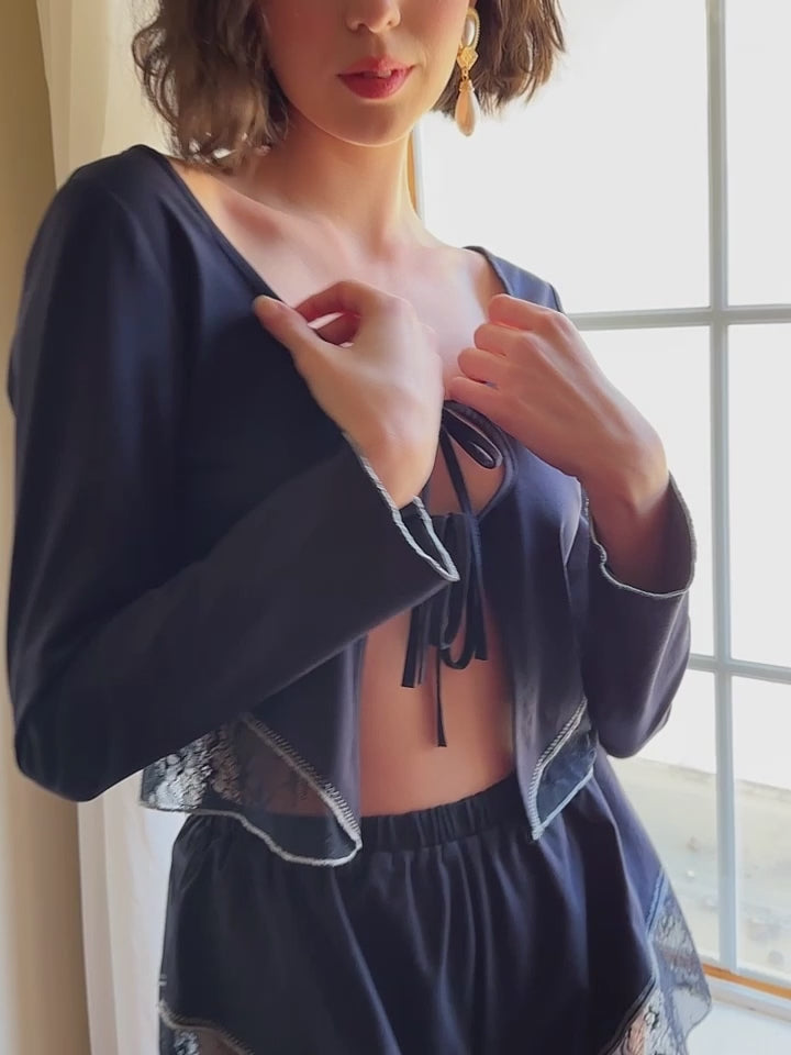 Women Pajamas Set Soft  Sleepwear with Long Sleeve