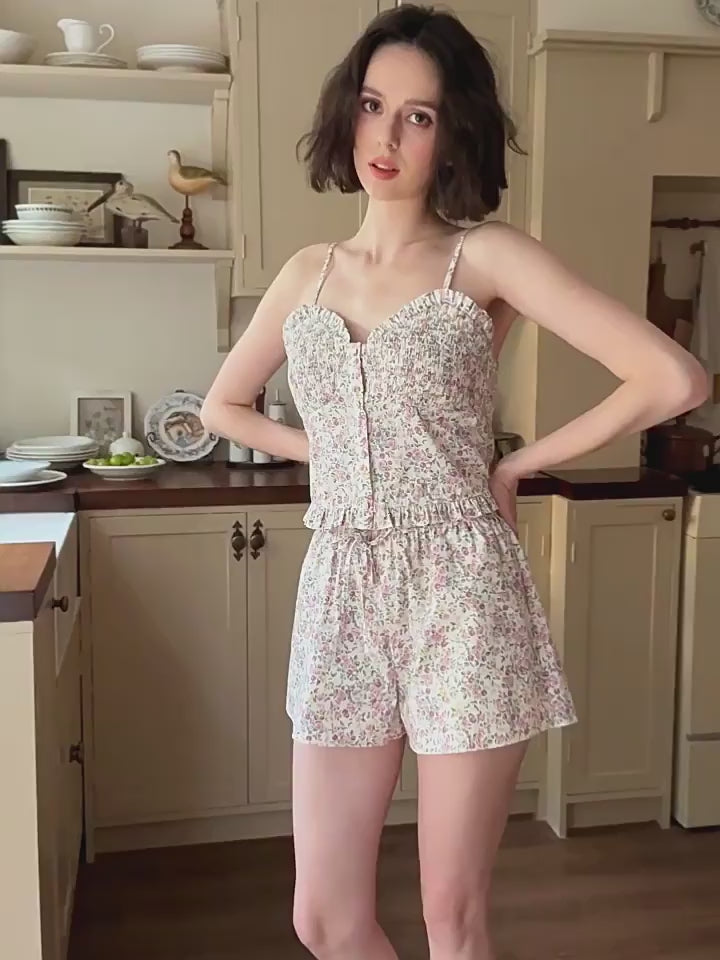 Women's Sexy  Pajamas Sets  Shorts Sleepwear